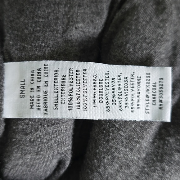 Altar'd State Charcoal Sherpa zipup Pullover Sz. S - Picture 4 of 5